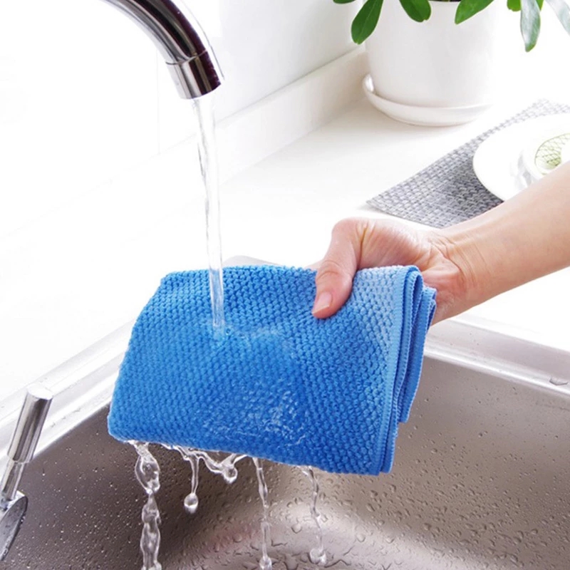 5 Chiếc khăn lau chén dĩa dày thấm hút tốt sử dụng tiện lợi