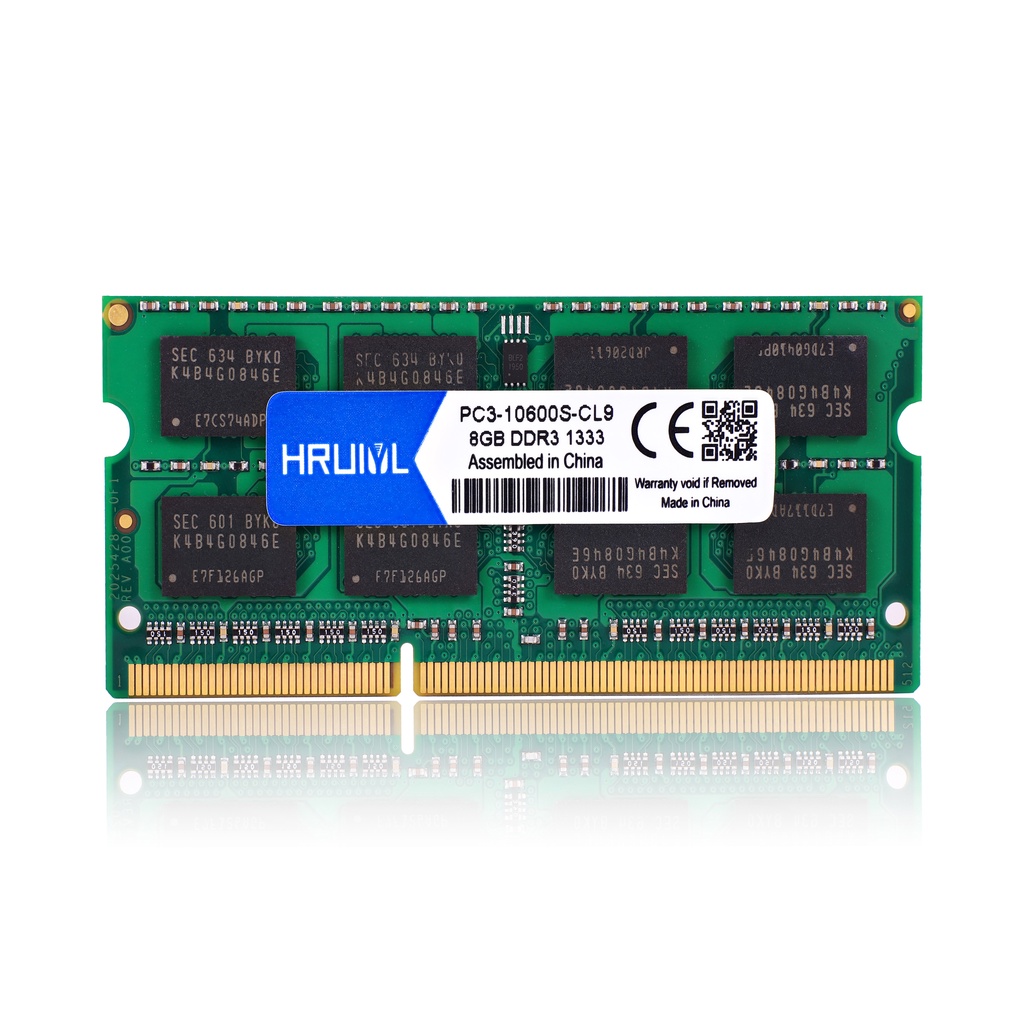 Thẻ Ram Hruiyl Sodimm Ram Ddr3 2gb 4gb 8gb 1333mhz Ddr 3 2g 4g 8g Pc3-10600S Pc3 10600 1333 Cho Bộ Nhớ Ram Notebook