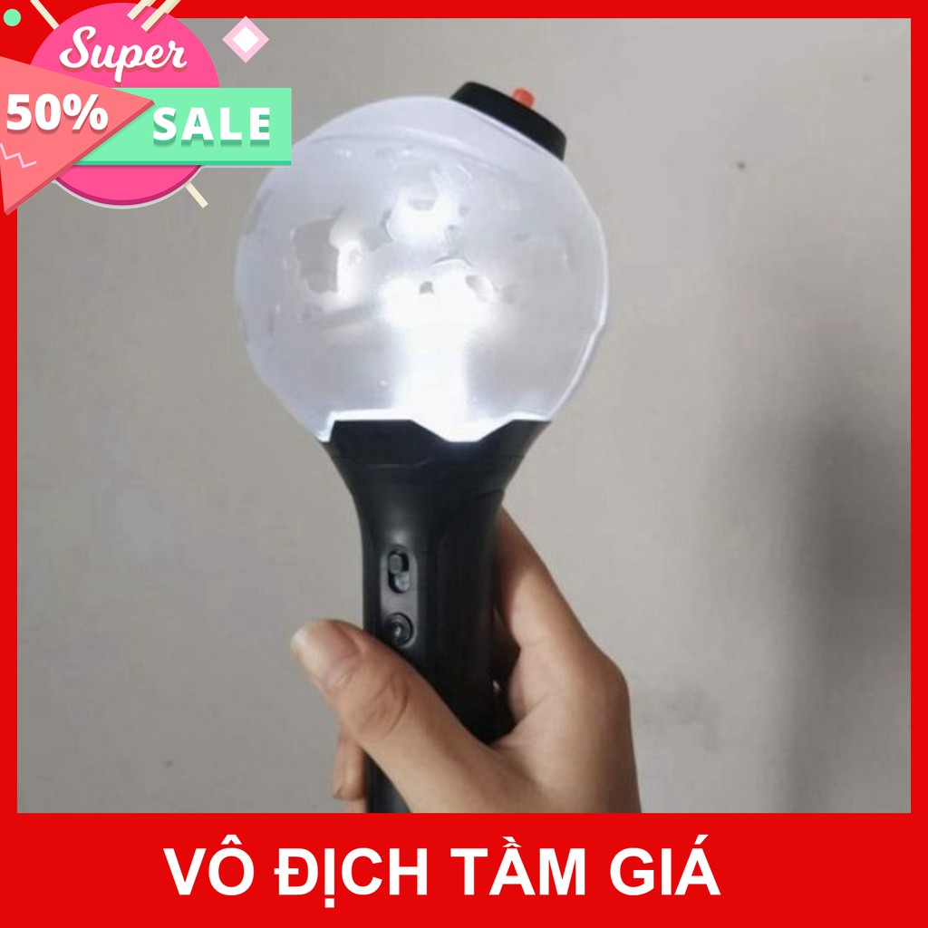 Chuyendokpop Bomb bts ver 3 lightstick đèn phát sáng cổ vũ unoff hàn quốc, phong cách hàn quốc, idol CẢM ƠN ĐÃ TIN TƯỞNG