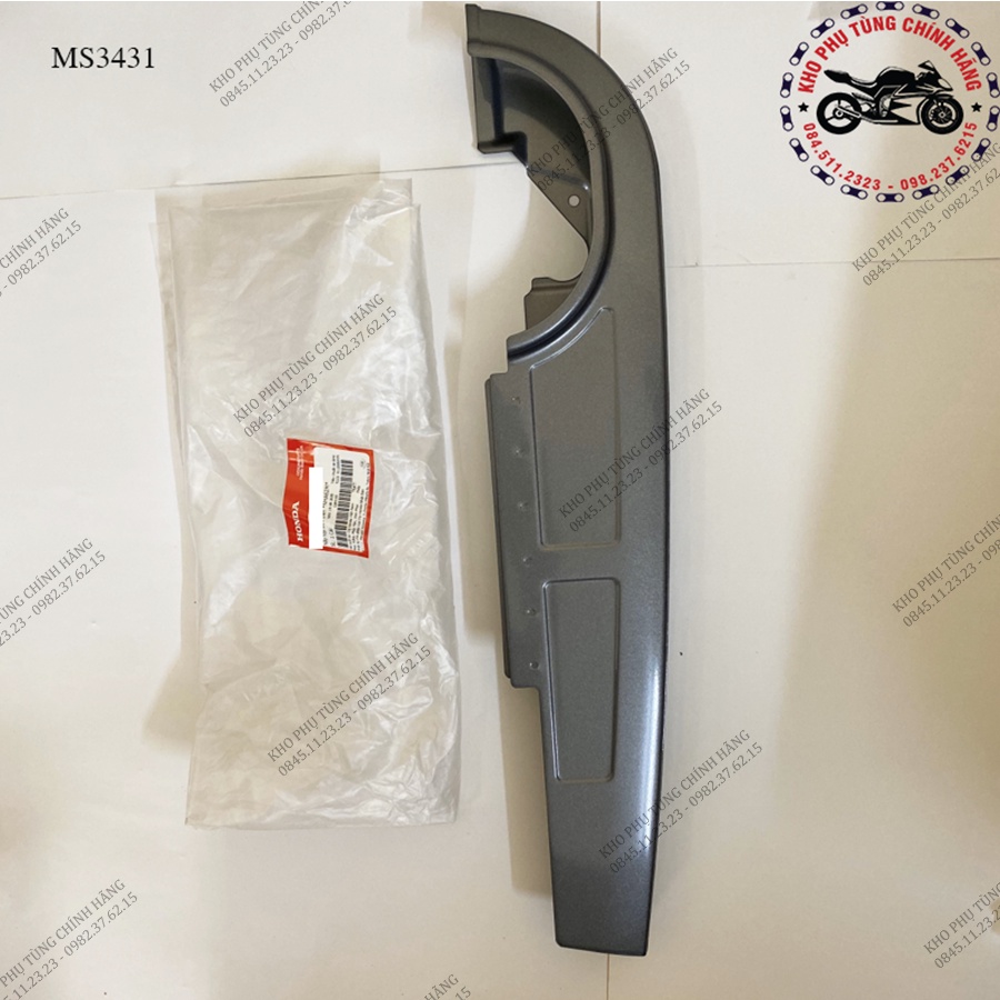 Nắp hộp xích dùng cho xe Wave RSX 2014 K03 - màu ghi - và dùng cho xe Blade số