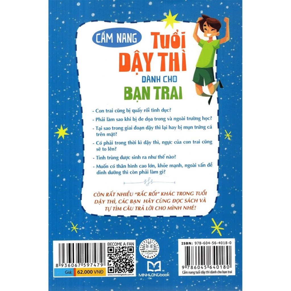 Sách - Cẩm Nang Tuổi Dậy Thì Dành Cho Bạn Trai | BigBuy360 - bigbuy360.vn