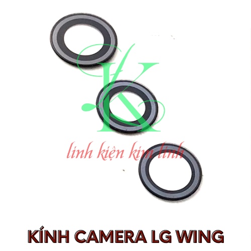 Kính camera lg wing có keo dán
