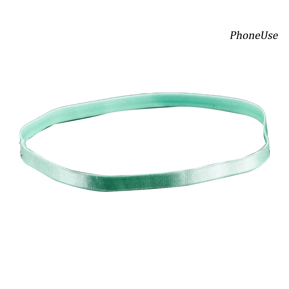 Băng đô thể thao co giãn chống trượt màu sắc ngọt ngào cho nam và nữ