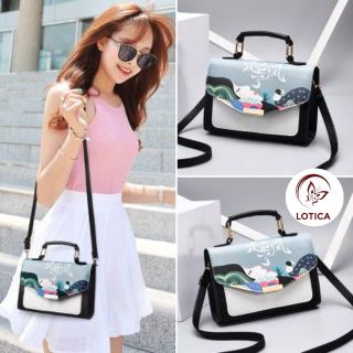 Túi xách đeo chéo nữ đi chơi xinh xắn in hình dễ thương OSIMI TX90