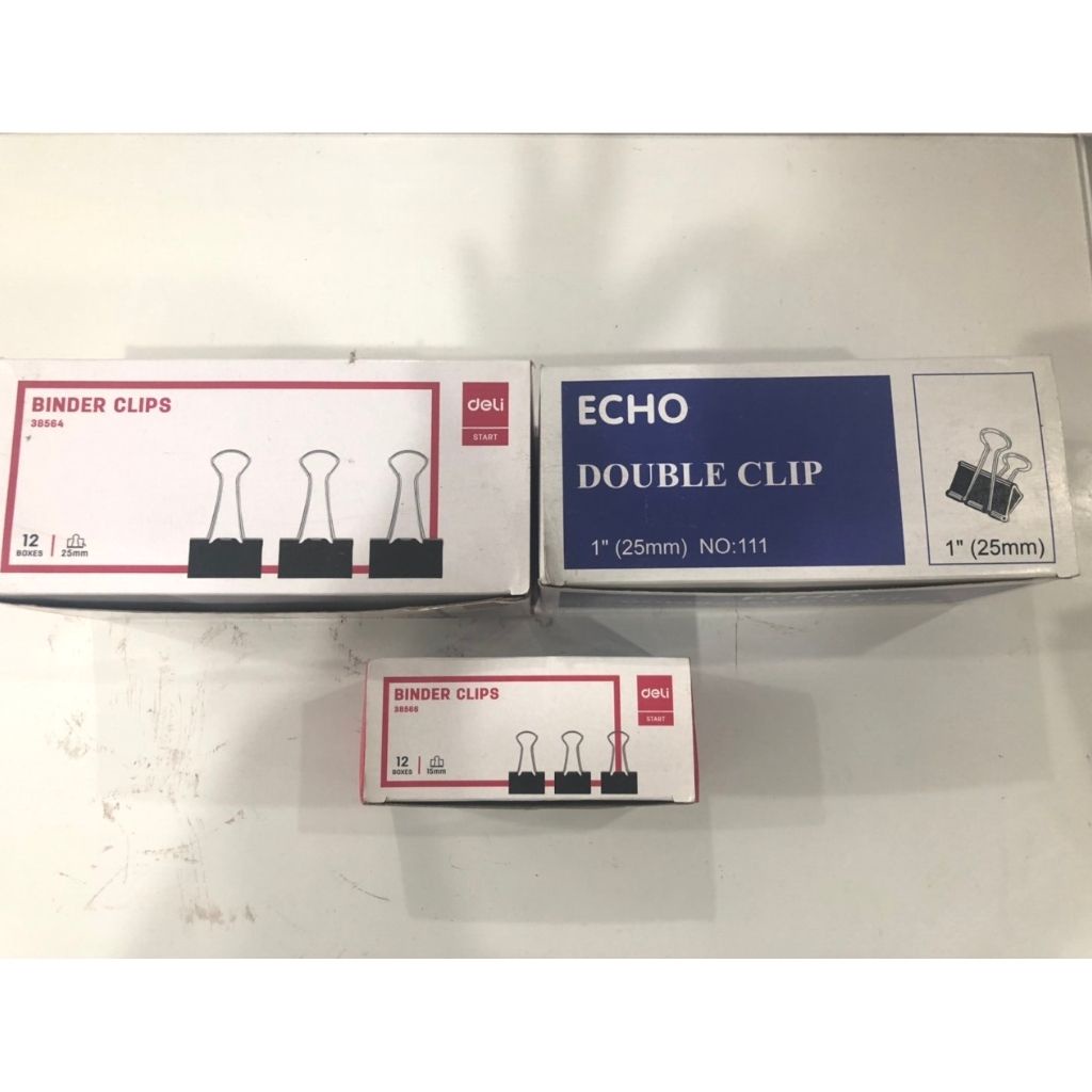 Kẹp giấy/kẹp bướm/double clip kim loại các kích thước 15mm- 51mm chất lượng, giá rẻ