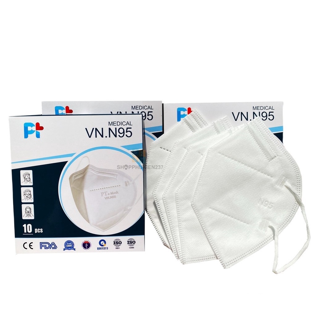 Hộp 10 Khẩu trang N95, Khẩu Trang PT VNN95