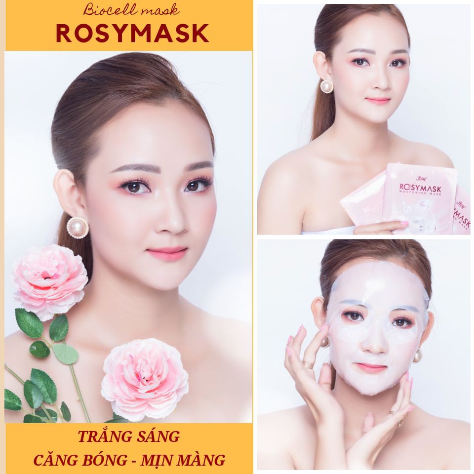 Mặt Nạ Sinh Học - ROSYMASK (dưỡng ẩm, mịn màng, làm trắng da) | BigBuy360 - bigbuy360.vn