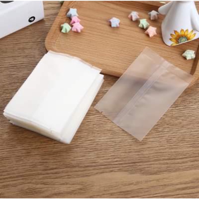 Túi đựng bánh kẹo, túi cookie Trong mờ - size 5.5x8.5cm - 100 túi