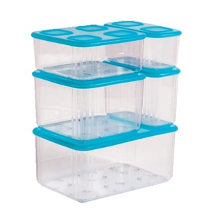 Bộ hộp trữ mát Tupperware Fresh Clear (set 5)