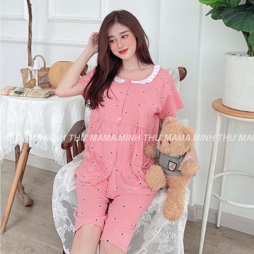 Bộ bầu - bộ sau sinh - chất liệu cotton - kiểu mới thời trang ( sao - lửng )