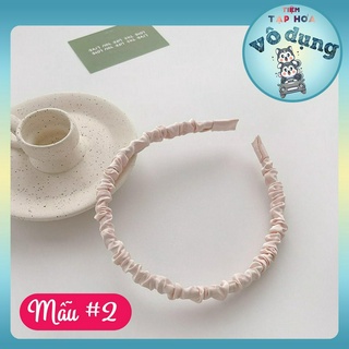Băng đô cài tóc satin phong cách vintage