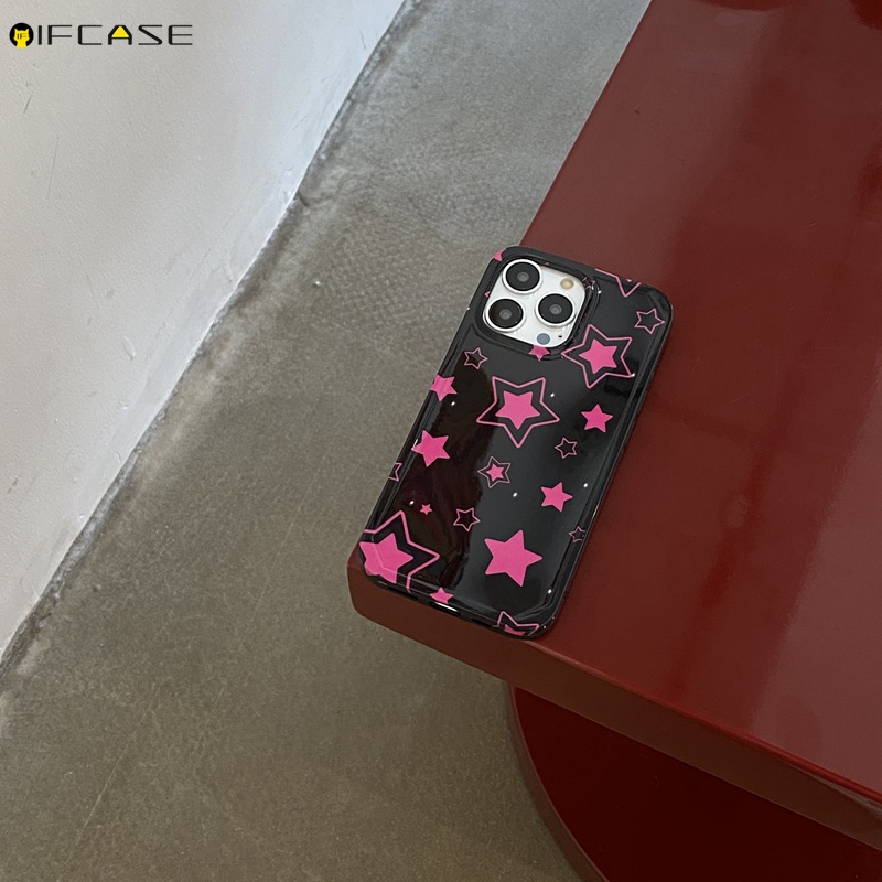 Ốp Điện Thoại Chống Sốc In Hình Ngôi Sao Năm Cánh Cho iPhone 13 12 11 Pro Max XS Max XR X