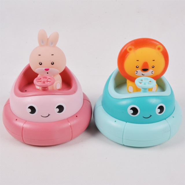 Đồ chơi nhà tắm cano thỏ/ sư tư phun nước- Đồ chơi đầy nhà