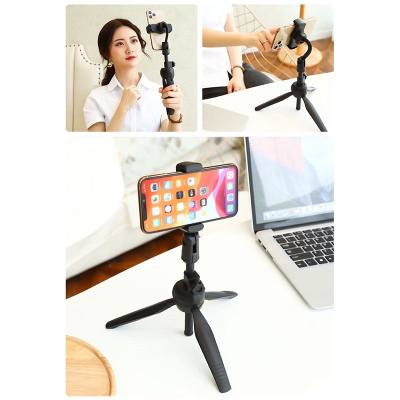 Kệ điện thoại stand S1 siêu chắc chắn, kẹp điện thoại đa năng, quay ngang, quay dọc điện thoại thoải mái