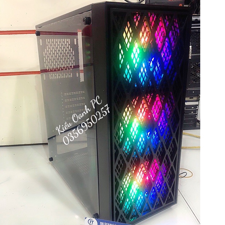 Vỏ máy tính (Vỏ Case) Gaming Start-G43 Mặt Mika (Sẵn 3 Fan) | BigBuy360 - bigbuy360.vn