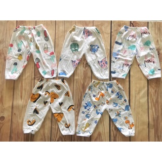 Quần dài cho bé, quần cotton giấy