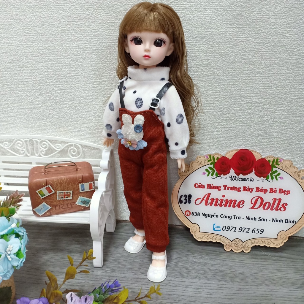 Các mẫu quần áo và váy thu đông  cho búp bê ANIME,baboliy 30cm