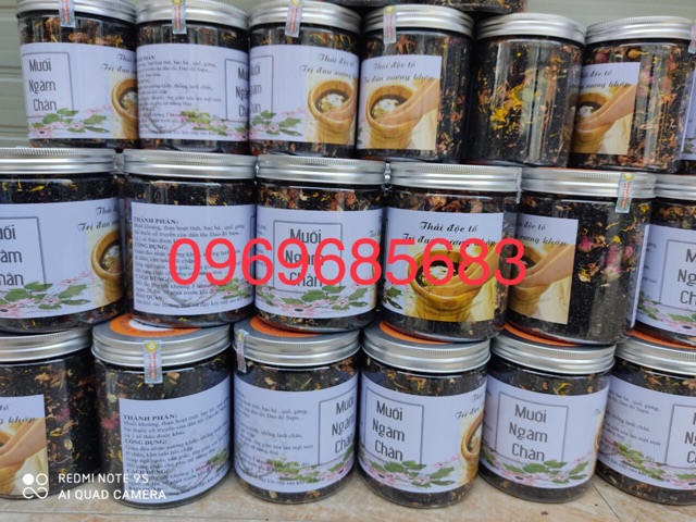 Muối Ngâm chân thảo dược dân tộc dao đỏ sapa