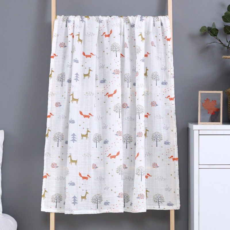 Khăn Xô Đa Năng Quấn Bé 100x120cm / Khăn Tắm Xô Cho Bé