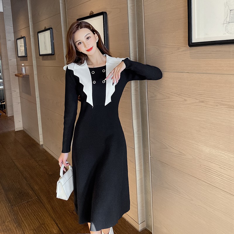 Đầm len thanh lịch