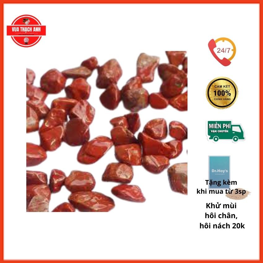 Đá Phong Thủy Vụn Màu Đỏ 500g ⚡FREESHIP⚡ Hàng Đẹp, Giá Gốc, Rải Nền Nhà, Chơi Hồ Cá, Chậu Kiểng, Lọc Nước,...