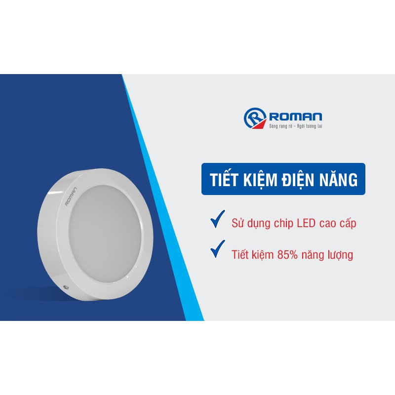 ĐÈN LED PANEL VỎ NHỰA PC ELT8001/ELT8002  ROMAN - HÀNG VIỆT NAM CHẤT LƯỢNG CAO- BẢO HÀNH 3 NĂM ĐỔI MỚI