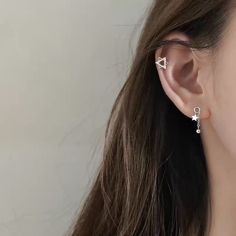 bông tai hình học nhiều mẫu
