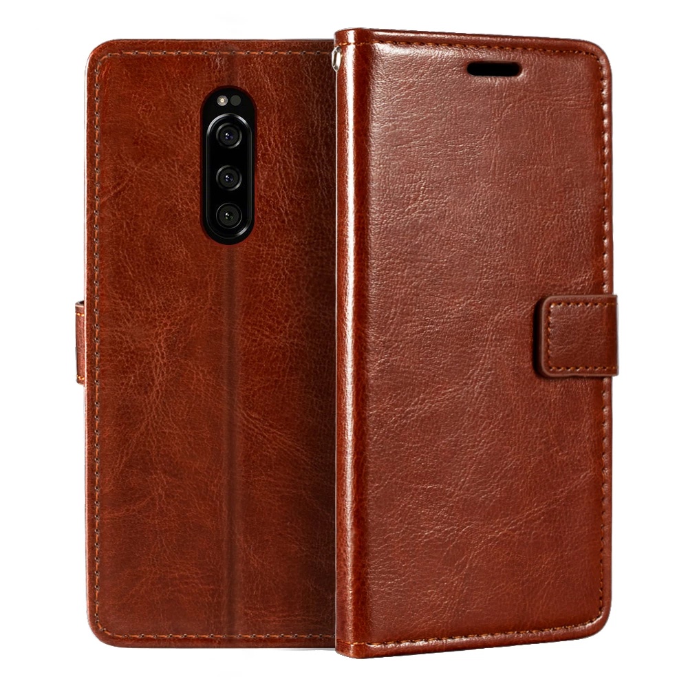 Ốp Lưng Da Nắp Gập Cho Điện Thoại Sony Xperia 1 SO-03 Xperia1