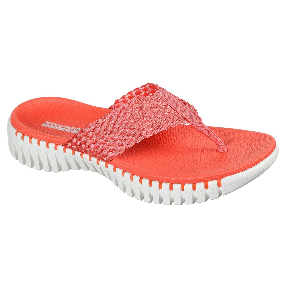 Skechers Nữ Xăng Đan GOwalk Smart On-The-GO Sandals - 140052-ORG