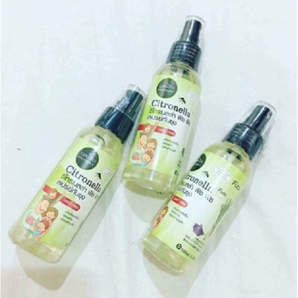 Xịt muỗi Citronella 100ml Thái Lan an toàn cho bé 100ml - HƯƠNG CAM + LAVENDER