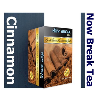 Trà quế Now Break Tea - kiểu trà túi lọc Dilmah (Cinnamon Tea) (đóng gói 20 bao thiếc riêng, 30g)