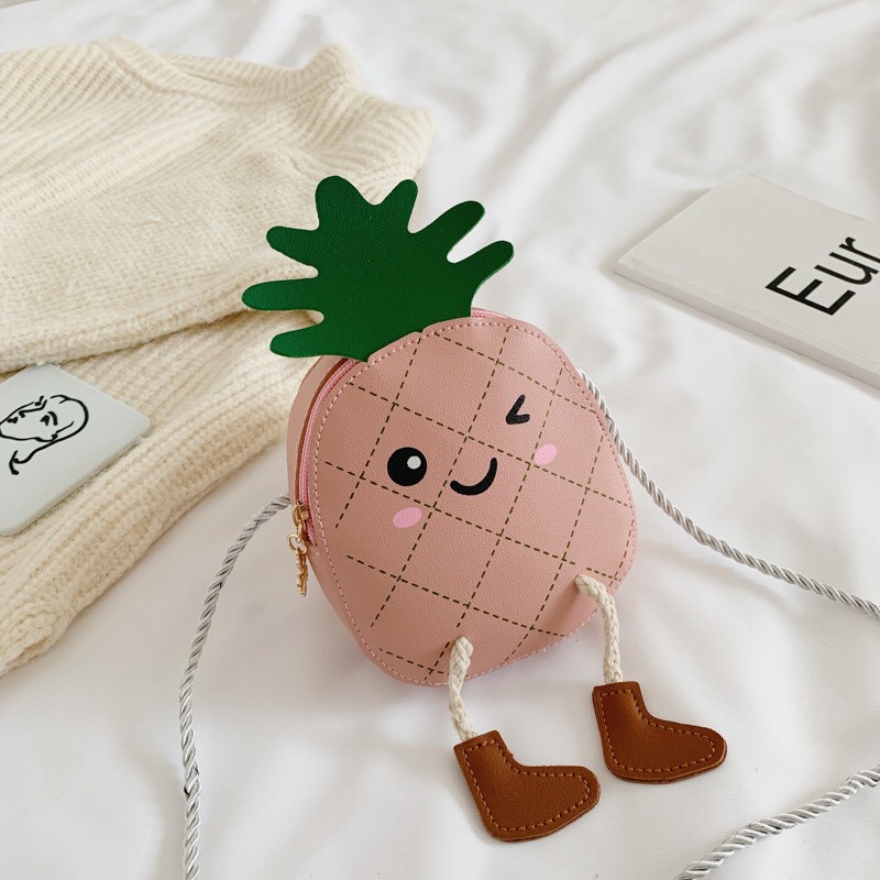 Túi đeo chéo trái cây nhiều màu - Túi đeo chéo hình trái thơm nhiều màu