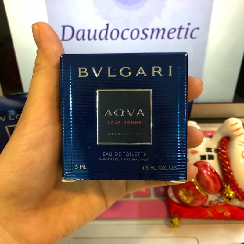 [mini nam] Nước hoa Bvlgari Aqva Pour Homme Atlantiqve EDT 15ml dạng xịt | BigBuy360 - bigbuy360.vn