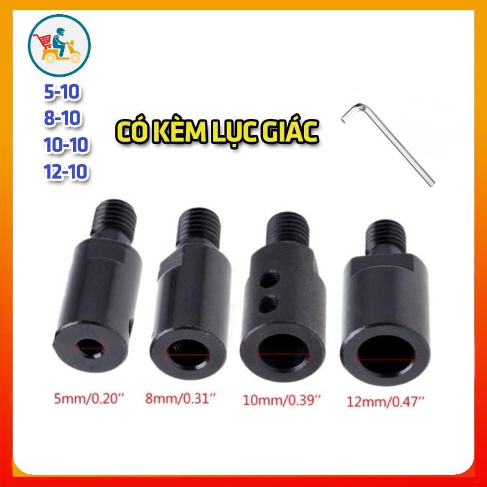 Khớp nối M5 M8 M10 M12 đầu trục nối đầu chuyển kẹp lưỡi cưa máy cắt 10mm