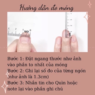 Móng thiết kế dể thương kèm đính nơ
