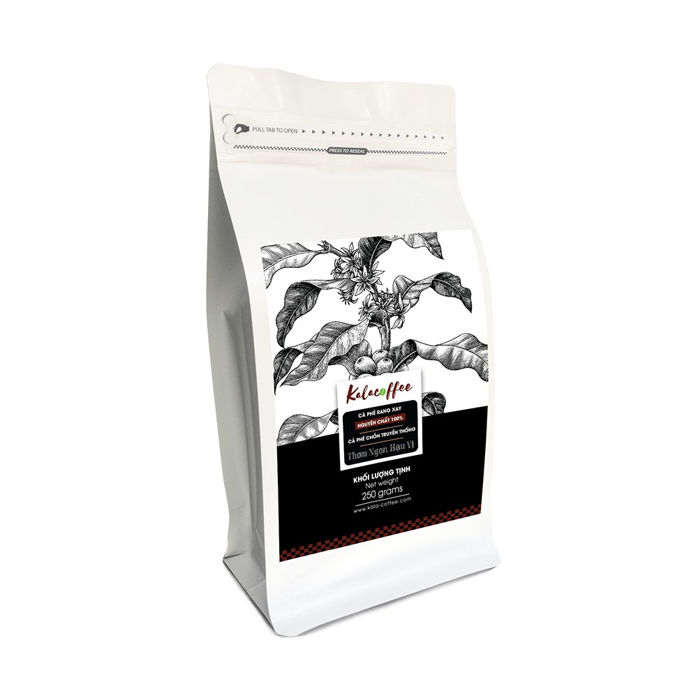 Cà phê Chồn nguyên chất 100% pha phin truyền thống Kalacoffee thanh dịu, thơm mạnh loại bột 250g | BigBuy360 - bigbuy360.vn