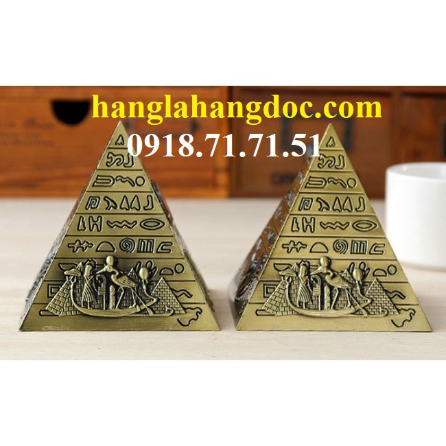 Kim tự tháp thu nhỏ biểu tượng của Ai Cập cổ đại (10x10x10cm)