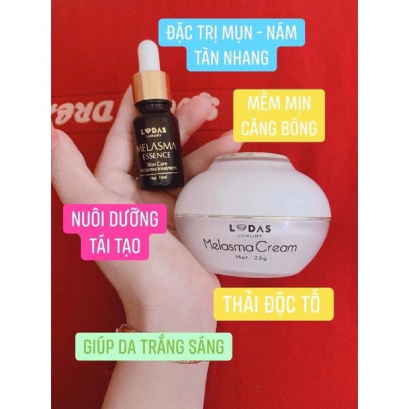 Cao Nám Lodas Cream  Đan Thy- loại bỏ vết sạm nám giúp da bạn trở nên trắng hồng rạng rỡ