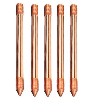 Cọc tiếp địa mạ đồng Ấn Độ phi 16 dài 2.4m (liên hệ qua phần chat nếu cần hỗ trợ đặt hàng, vận chuyển)