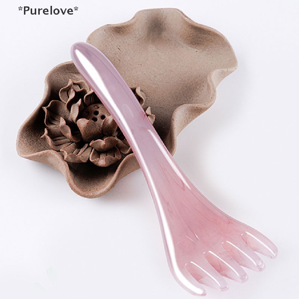 Lược Chải Tóc Mát Xa Bằng Nhựa Resin Sáp Ong Tinh Khiết