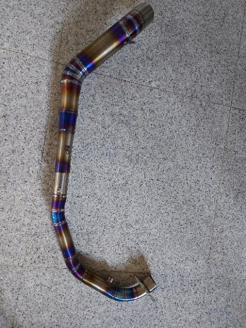 Cổ pô titan 2 khúc