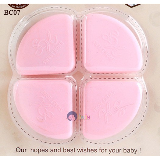 Set 4 miếng chụp góc nhọn đa năng tiện lợi che cạnh bàn BC07