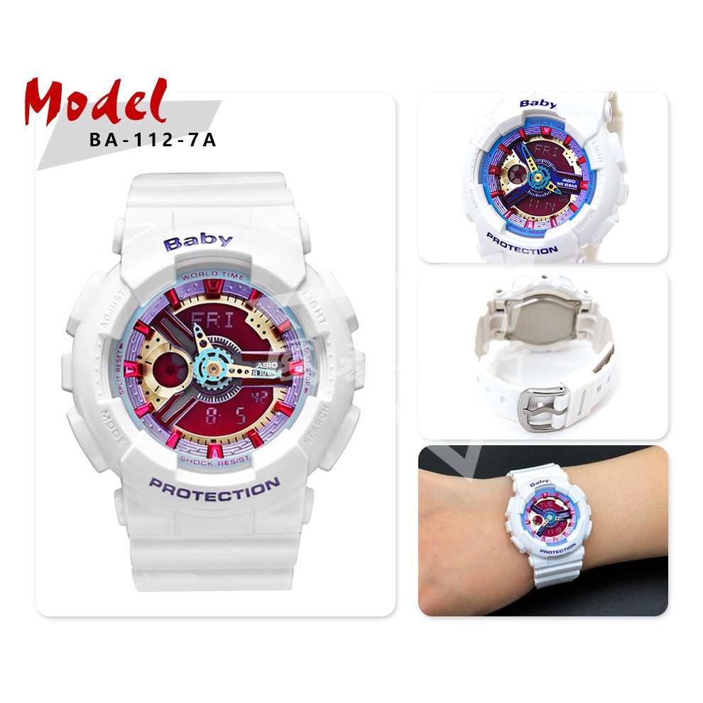 Đồng hồ thể thao nữ Baby-G BA-110-7A1 Full phụ kiện