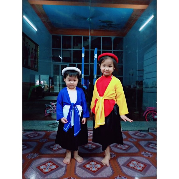 Áo tứ thân cho bé