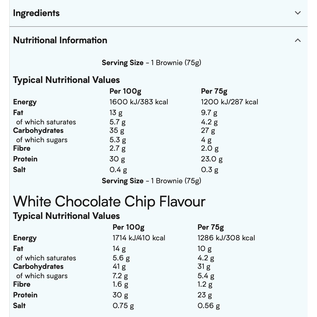 Bánh Bar Protein Myprotein Brownie - Bữa Ăn Thay Thế - 1 Hộp  - Chính Hãng 100%