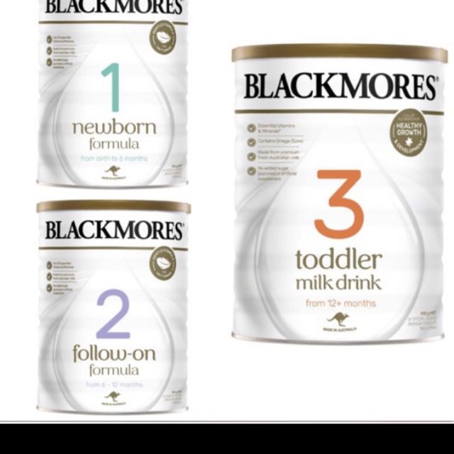 Sữa BLACKMORE số 1,2,3 ÚC