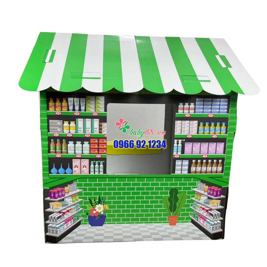 Nhà giấy cho bé - Bộ đồ chơi Hiệu Thuốc Fancy – Fancy Pharmacy