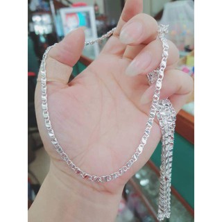 Dây chuyền bạc ta cho bé - dây mè