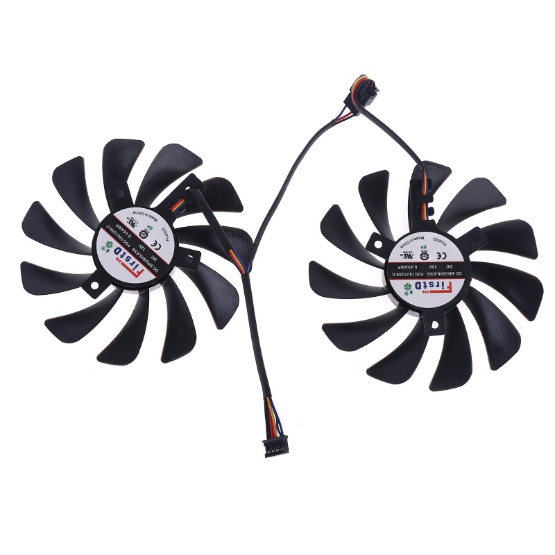 Bộ 2 Quạt Tản Nhiệt 95mm Fdc10U12S9-C Cf1010U12S Cho Xfx Radeon Rx580 Rx590