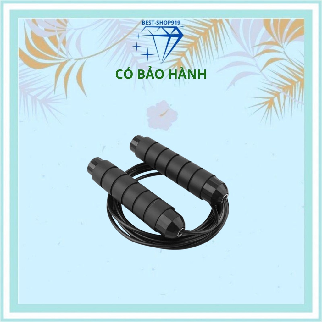 Dây nhảy giảm cân đốt mỡ bụng lõi thép đàn hồi có tạ 2.7m tập thể dục gym muay thái tại nhà